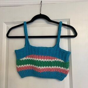 Women's Zara Crochet Tank Top, Size M